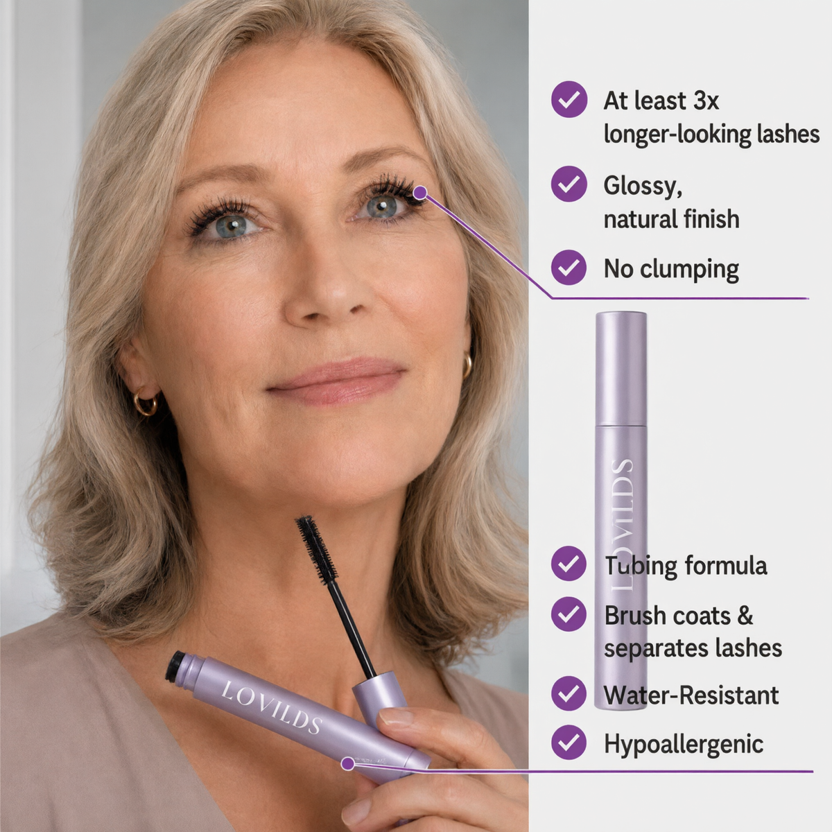 LOVILDS Mascara - For Mature Lashes