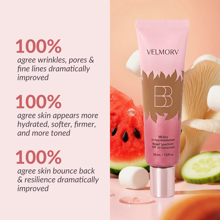 Velmorv®  💙blur tinted moisturizer SPF 30 - instantly brightens,👋 hydrates & smooths your skin